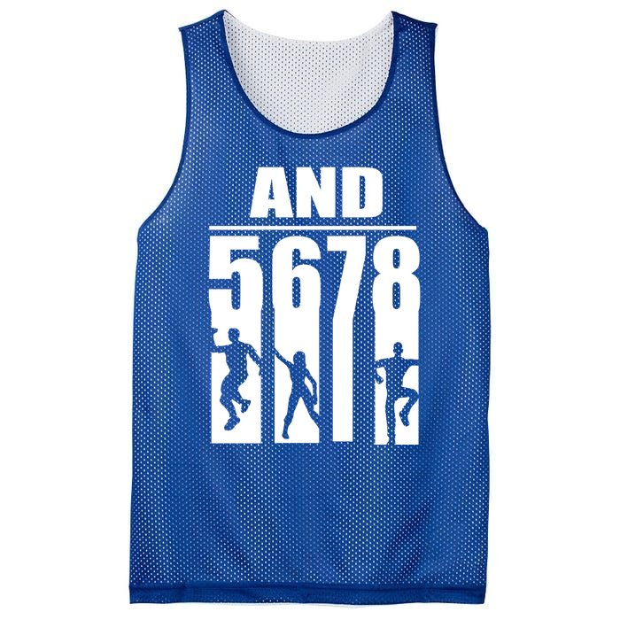 Dance Instructor And 5 6 7 8 Gift Funny Dancing Teacher Gift Mesh Reversible Basketball Jersey Tank