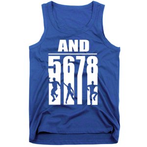 Dance Instructor And 5 6 7 8 Gift Funny Dancing Teacher Gift Tank Top