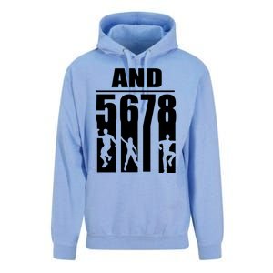 Dance Instructor And 5 6 7 8 Gift Funny Dancing Teacher Gift Unisex Surf Hoodie