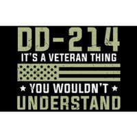 DD214 It's A Veteran Thing You Wouldn't Understand USA Flag Bumper Sticker