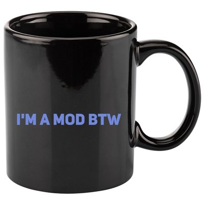Discord I&X27;M A Mod Btw 11oz C Handle Ceramic Mug