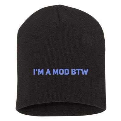 Discord I&X27;M A Mod Btw Short Acrylic Beanie