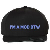 Discord I&X27;M A Mod Btw Wool Snapback Cap