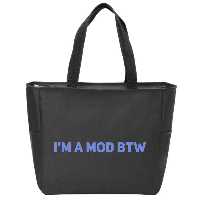 Discord I&X27;M A Mod Btw Zip Tote Bag