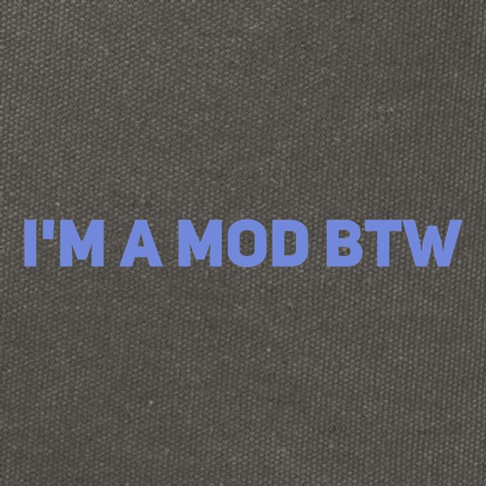 Discord I&X27;M A Mod Btw Cotton Canvas Backpack