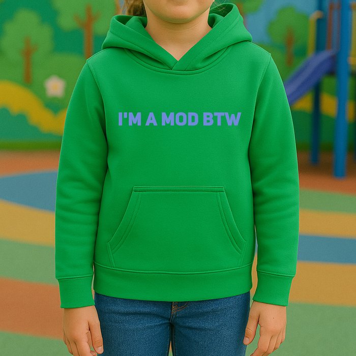 Discord I&X27;M A Mod Btw Kids Hoodie