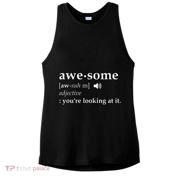Definition Im Awesome Ladies PosiCharge Tri-Blend Wicking Tank