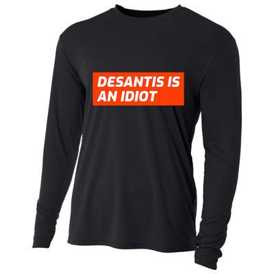 Desantis Is An Idiot Desantis Is A Moron Florida Cooling Performance Long Sleeve Crew