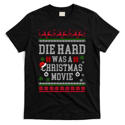 DieHard Is A Christmas Movie Funny Ugly Christmas Pajama T-Shirt