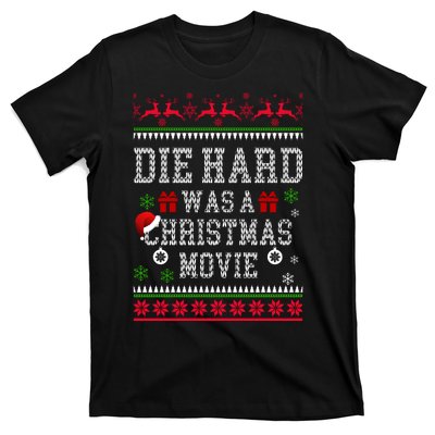 DieHard Is A Christmas Movie Funny Ugly Christmas Pajama T-Shirt