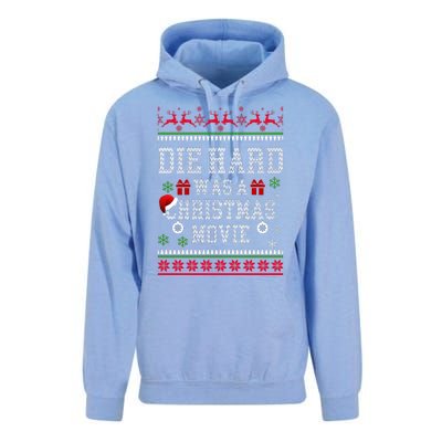 DieHard Is A Christmas Movie Funny Ugly Christmas Pajama Unisex Surf Hoodie