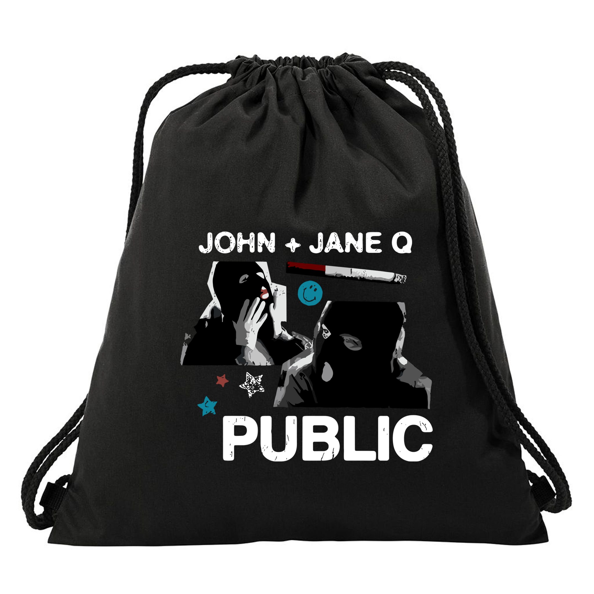 Dinner In America Present John And Jane Q Side B Drawstring Bag