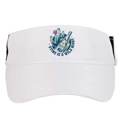 Dying Is A Wild Night Tequila Adult Drive Performance Visor