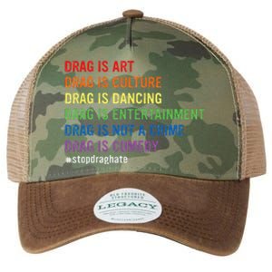 Drag Is Art Drag Is Culture Drag Is Not A Crime Lgbt Pride Legacy Tie Dye Trucker Hat