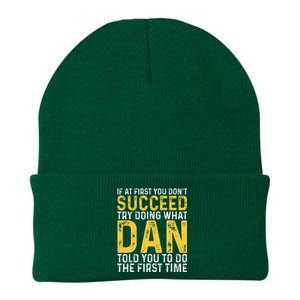 Dan If At First You DonT Succeed Dan Birthday Dan Knit Cap Winter Beanie