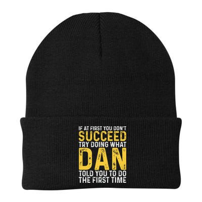 Dan If At First You DonT Succeed Dan Birthday Dan Knit Cap Winter Beanie