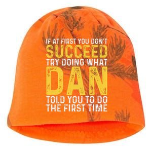 Dan If At First You DonT Succeed Dan Birthday Dan Kati - Camo Knit Beanie