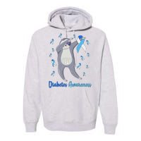 Diabetes Awareness Dabbing Sloth Premium Hoodie