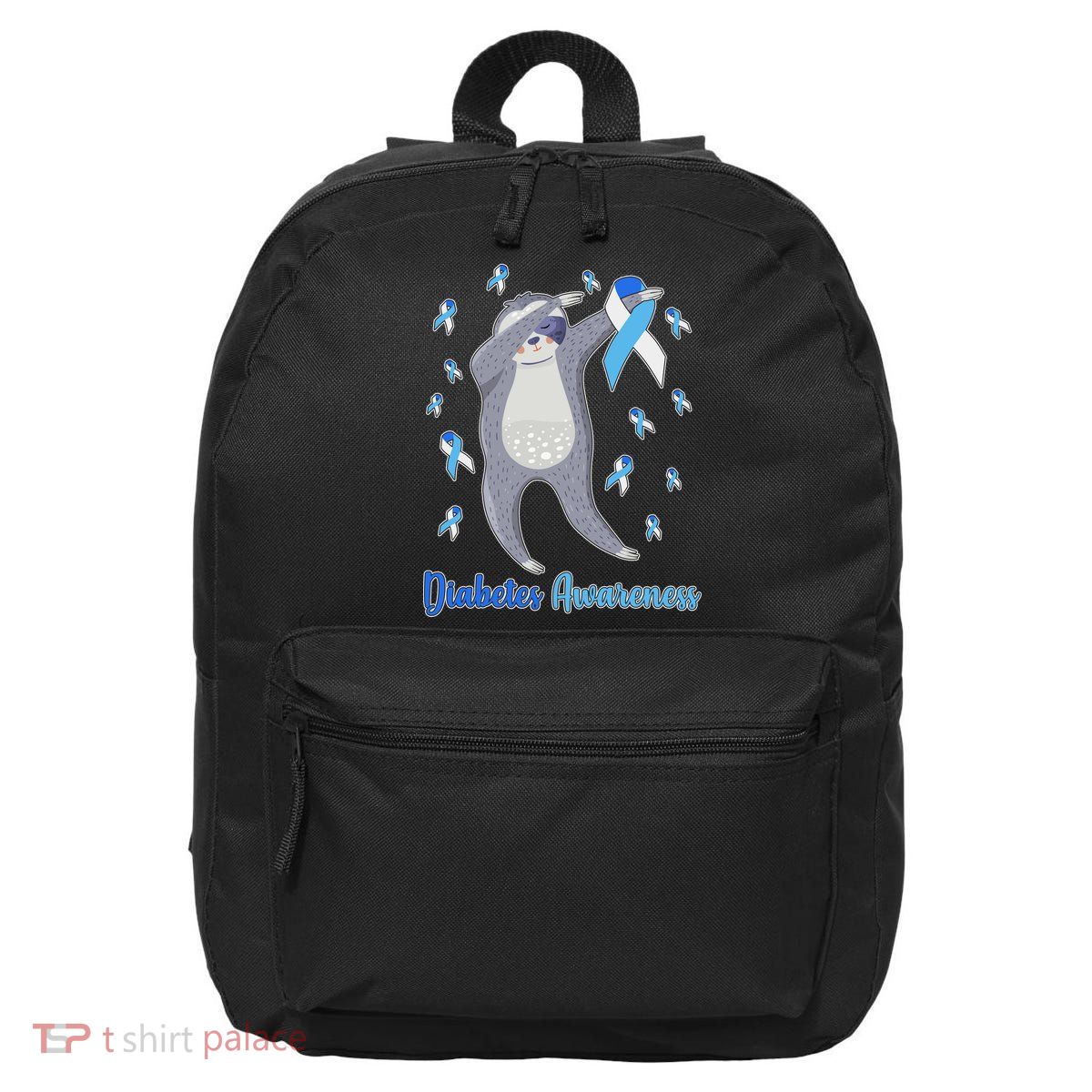 Diabetes Awareness Dabbing Sloth 16 in Basic Backpack