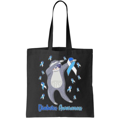 Diabetes Awareness Dabbing Sloth Bag