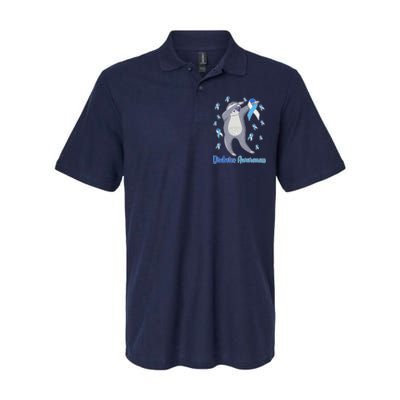 Diabetes Awareness Dabbing Sloth Softstyle Adult Sport Polo