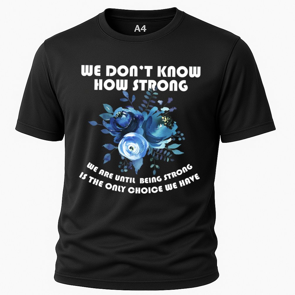 Diabetes Awareness Florial Cooling Performance Crew T-Shirt