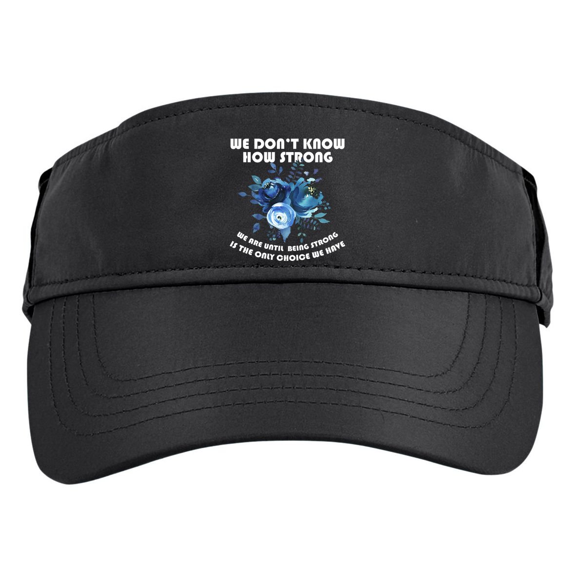 Diabetes Awareness Florial Adult Drive Performance Visor
