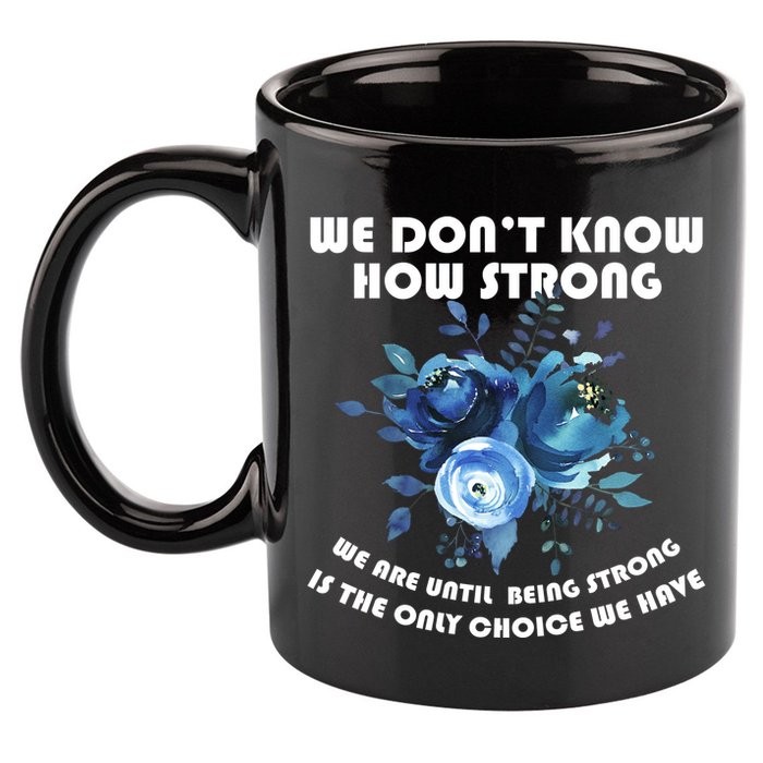 Diabetes Awareness Florial 11oz C Handle Ceramic Mug