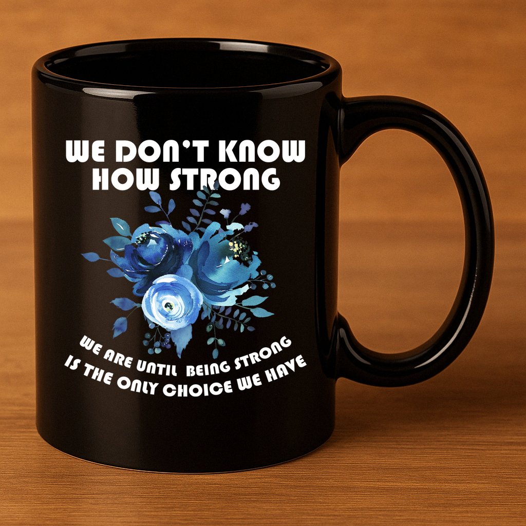 Diabetes Awareness Florial 11oz C Handle Ceramic Mug