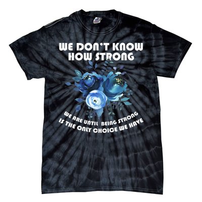 Diabetes Awareness Florial Tie-Dye T-Shirt