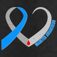 Diabetes Awareness Heart Adult Drive Performance Visor