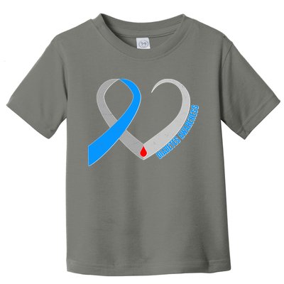 Diabetes Awareness Heart Toddler T-Shirt