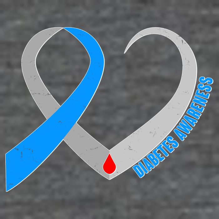 Diabetes Awareness Heart Zip Tote Bag