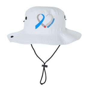 Diabetes Awareness Heart Legacy Cool Fit Booney Bucket Hat