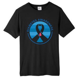 Diabetes Awareness Symbol Tall Fusion ChromaSoft Performance T-Shirt