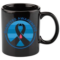 Diabetes Awareness Symbol 11oz C Handle Ceramic Mug