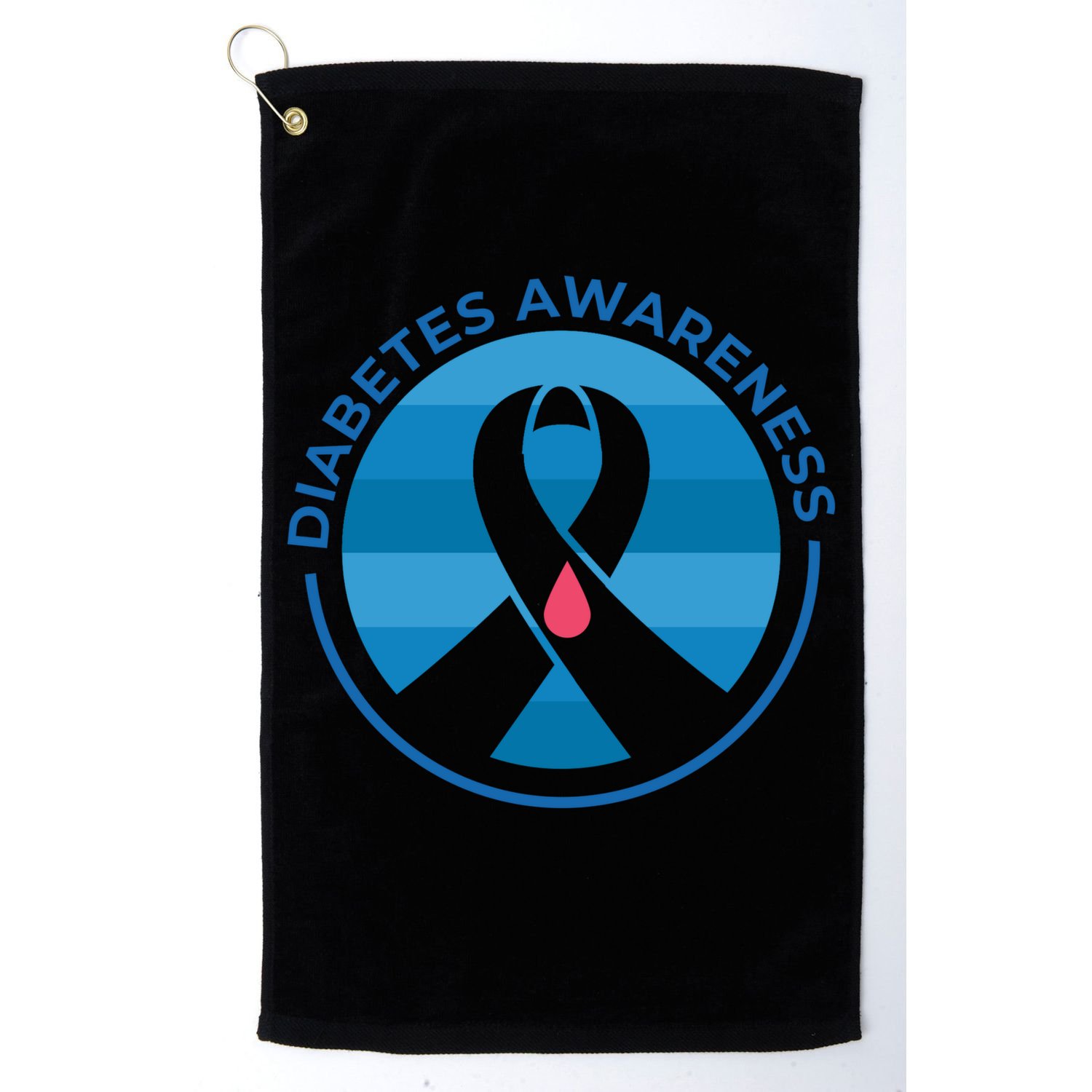 Diabetes Awareness Symbol Golf Towel