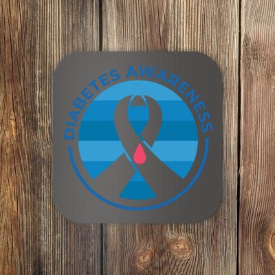 Diabetes Awareness Symbol Coaster