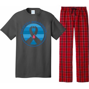 Diabetes Awareness Symbol Pajama Set