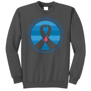 Diabetes Awareness Symbol Tall Sweatshirt