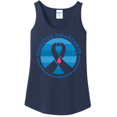 Diabetes Awareness Symbol Ladies Essential Tank