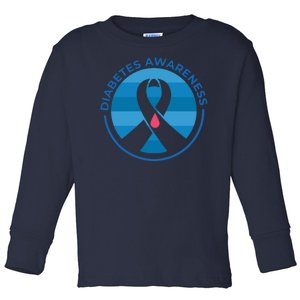 Diabetes Awareness Symbol Toddler Long Sleeve Shirt