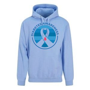 Diabetes Awareness Symbol Unisex Surf Hoodie