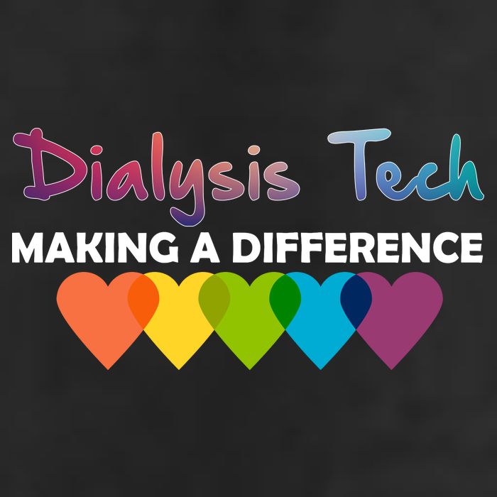 Dialysis Tech Making A Difference 7 Panel Mesh Trucker Snapback Hat