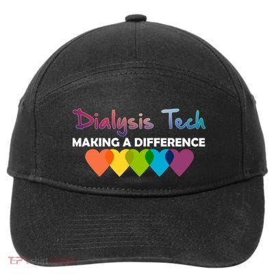 Dialysis Tech Making A Difference 7-Panel Snapback Hat