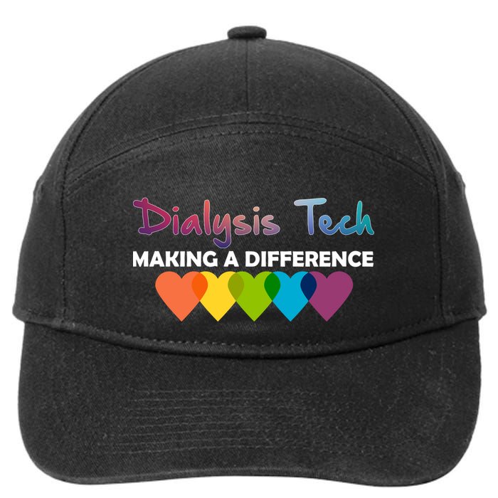 Dialysis Tech Making A Difference 7-Panel Snapback Hat