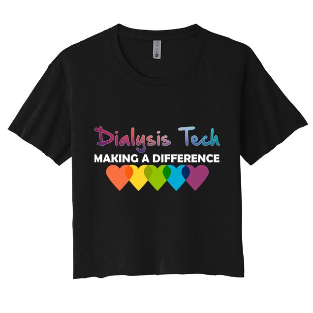 Dialysis Tech Making A Difference Crop Top