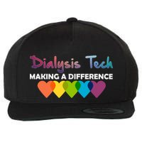 Dialysis Tech Making A Difference Wool Snapback Cap