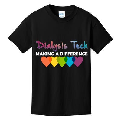 Dialysis Tech Making A Difference Kids T-Shirt