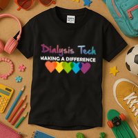 Dialysis Tech Making A Difference Kids T-Shirt
